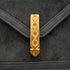 HERMES ALCAZAR DARK GRAY DOBLIS CHAIN SHOULDER BAG 1980 CIRCLE J GOLD HARDWARE 90334298
