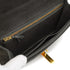 HERMES ALCAZAR DARK GRAY DOBLIS CHAIN SHOULDER BAG 1980 CIRCLE J GOLD HARDWARE 90334298