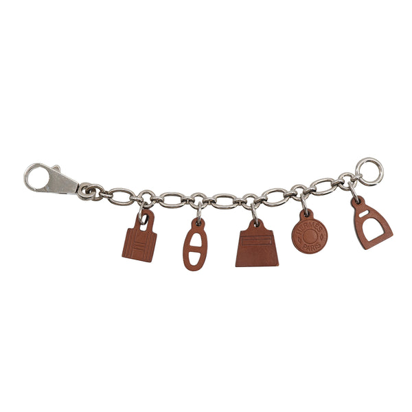 HERMES BAG CHARM AMULETTES5 FAUVE VEAU BARENIA 90323207