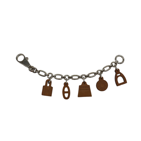 HERMES BAG CHARM AMULETTES5 FAUVE VEAU BARENIA 90327995