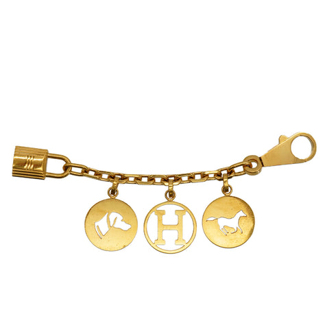 HERMES BAG CHARM AMULETTES 4 BRELOQUE GOLD HARDWARE 90348508