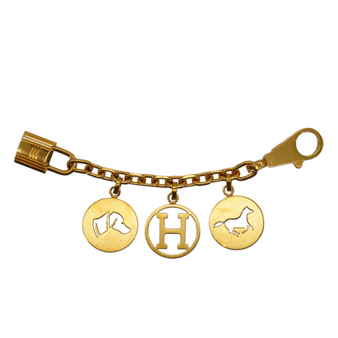 HERMES BAG CHARM AMULETTES 4 BRELOQUE GOLD HARDWARE 90343610