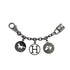 HERMES BAG CHARM AMULETTES 4 BRELOQUE RUTHENIUM HARDWARE 90341275