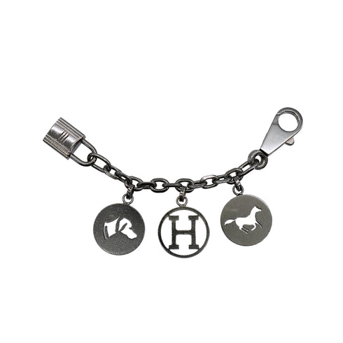 HERMES BAG CHARM AMULETTES 4 BRELOQUE RUTHENIUM HARDWARE 90341275