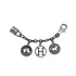 HERMES BAG CHARM AMULETTES 4 BRELOQUE RUTHENIUM HARDWARE 90341275