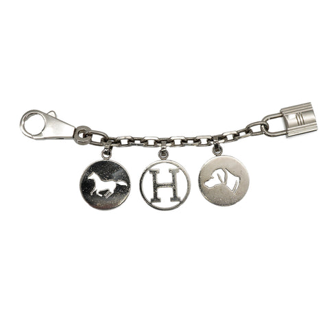 HERMES BAG CHARM AMULET 4 SILVER ACCESSORY 90326691