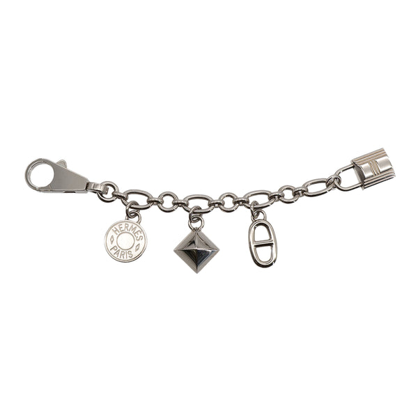 HERMES BAG CHARM OLGA AMULET 4 ACCESSORY SILVER 90313359