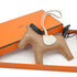 HERMES BAG CHARM RODEO MM CHAI BLACK CLAIE MILO 2021 Z STAMP 90335613
