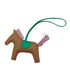 HERMES BAG CHARM RODEO MM CHAI MINT MAUVE SYLVESTRE MILO 2022 U STAMP 90335614