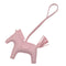 HERMES BAG CHARM RODEO MM ROSE DARLING AGNEAU MILO 2025 K STAMP 90338886