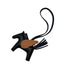HERMES BAG CHARM RODEO PEGASUS PM BLACK BLUE NUIT GOLD 2024 W STAMP AGNEAU MILO 90351638