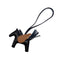 HERMES BAG CHARM RODEO PEGASUS PM BLACK BLUE NUIT GOLD 2024 W STAMP AGNEAU MILO 90328930