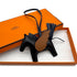 HERMES BAG CHARM RODEO PEGASUS PM BLACK BLUE NUIT GOLD 2024 W STAMP AGNEAU MILO 90328930