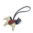 HERMES BAG CHARM RODEO PEGASUS PM CRAIE NOIR ROUGE H AGNEAU MILO 2023 B STAMP 90321175