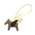 HERMES BAG CHARM RODEO PEGASUS PM ETOUPE ROUGE SELLIER JAUNE MILTON AGNEAU MILO 2024 W STAMP 90313548