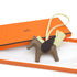 HERMES BAG CHARM RODEO PEGASUS PM ETOUPE ROUGE SELLIER JAUNE MILTON AGNEAU MILO 2024 W STAMP 90313548