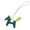 HERMES BAG CHARM RODEO PM MALACHITE BLEUBRUM JAUNE BOURGEON 2021 Z STAMP AGNEAU MILO 90345995