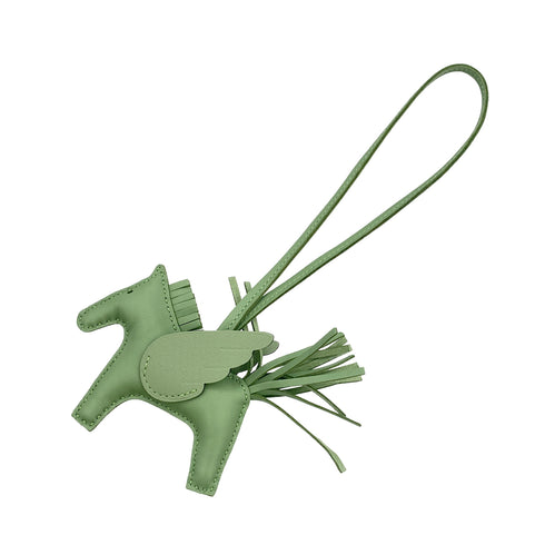 HERMES BAG CHARM RODEO PEGASUS PM VERT CRIQUET 2023 B STAMP 90321173