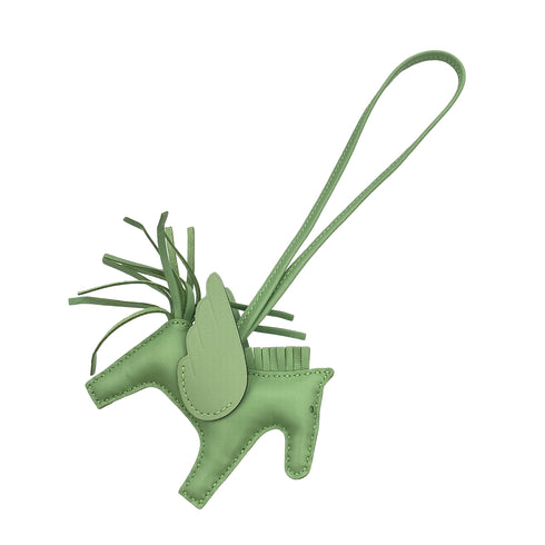 HERMES BAG CHARM RODEO PEGASUS PM VERT CRIQUET 2023 B STAMP 90321173