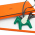 HERMES BAG CHARM RODEO PEGASUS PM VERT MOYEN VERT PEPPERMINT ARDOISE AGNEAU MILO 2026 G STAMP 90339172