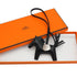 HERMES BAG CHARM RODEO PM TOUCH BLACK HIMALAYA AGNEAU MILO CROCODILE NILOTICUS MAT 2024 W STAMP 90331675