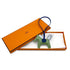HERMES BAG CHARM RODEO PM VERT CRIQUET BLEU DE MALTE BLUE BRUME 2022 U STAMP AGNEAU MILO 90321765