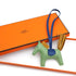 HERMES BAG CHARM RODEO PM VERT CRIQUET BLEU DE MALTE SESAMI AGNEAU MILO 2022 U STAMP 90312944