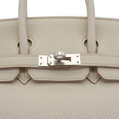 HERMES BIRKIN 25 BETON TOGO HAND BAG 2025 K STAMP PALLADIUM HARDWARE 90340493