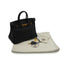 HERMES BIRKIN 25 BLACK CHEVRE HAND BAG 2010 SQUARE N GOLD HARDWARE 90340167