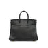 HERMES BIRKIN 25 BLACK CHEVRE HAND BAG 2010 SQUARE N GOLD HARDWARE 90340167