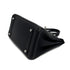 HERMES BIRKIN 25 BLACK TAURILLON CLEMENCE HAND BAG 2010 SQUARE N PALLADIUM HARDWARE 90312935