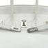 HERMES BIRKIN 25 BLANC VEAU EPSOM HAND BAG 2009 SQUARE M PALLADIUM HARDWARE 90317617