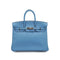 HERMES BIRKIN 25 BLEU PARADIS VEAU SWIFT HAND BAG 2015 T STAMP PALLADIUM HARDWARE 90341426