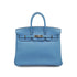 HERMES BIRKIN 25 BLEU PARADIS VEAU SWIFT HAND BAG 2015 T STAMP PALLADIUM HARDWARE 90341426