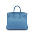 HERMES BIRKIN 25 BLEU PARADIS VEAU SWIFT HAND BAG 2015 T STAMP PALLADIUM HARDWARE 90341426