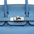 HERMES BIRKIN 25 BLEU PARADIS VEAU SWIFT HAND BAG 2015 T STAMP PALLADIUM HARDWARE 90341426