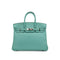 HERMES BIRKIN 25 BLUE ATOLL VEAU SWIFT HAND BAG 2015 T STAMP PALLADIUM HARDWARE 90343018