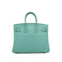 HERMES BIRKIN 25 BLUE ATOLL VEAU SWIFT HAND BAG 2015 T STAMP PALLADIUM HARDWARE 90343018