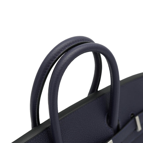 HERMES BIRKIN 25 BLUE NUIT TOGO HAND BAG 2026 G STAMP PALLADIUM HARDWARE 90326666