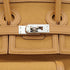 HERMES BIRKIN 25 CARGO SASEMI DESERT TOILE GOELAND VEAU SWIFT HAND BAG 2021 Z STAMP PALLADIUM HARDWARE 90348983