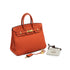 HERMES BIRKIN 25 CUIVRE TOGO HAND BAG 2016 X STAMP GOLD HARDWARE 90334124