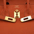 HERMES BIRKIN 25 CUIVRE TOGO HAND BAG 2016 X STAMP GOLD HARDWARE 90334124