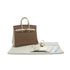 HERMES BIRKIN 25 ETOUPE CRAIE TOGO HAND BAG 2021 Z STAMP SPO MATT HARDWARE 90348440