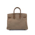 HERMES BIRKIN 25 ETOUPE GRIS CAILLOU GRIZZLY VEAU SWIFT HAND BAG 2023 B STAMP PALLADIUM HARDWARE 90342562