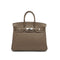 HERMES BIRKIN 25 ETOUPE TOGO HAND BAG 2010 SQUARE N PALLADIUM HARDWARE 90334865
