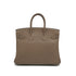 HERMES BIRKIN 25 ETOUPE TOGO HAND BAG 2010 SQUARE N PALLADIUM HARDWARE 90334865