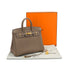 HERMES BIRKIN 25 ETOUPE TOGO HAND BAG 2026 G STAMP GOLD HARDWARE 90335831