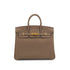 HERMES BIRKIN 25 ETOUPE TOGO HAND BAG 2026 G STAMP GOLD HARDWARE 90335831