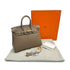 HERMES BIRKIN 25 ETOUPE TOGO HAND BAG 2026 G STAMP GOLD HARDWARE 90327183