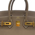 HERMES BIRKIN 25 ETOUPE TOGO HAND BAG 2026 G STAMP GOLD HARDWARE 90327183